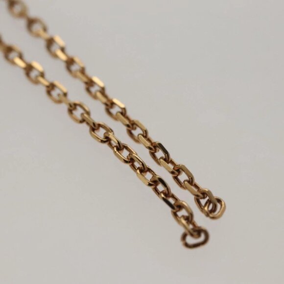 LOUIS VUITTON Essential V Necklace metal Gold - Picture 9 of 15